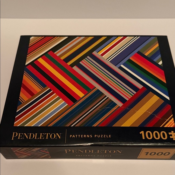 Pendleton Multicolor Striped Patterns Puzzle - Picture 4 of 5